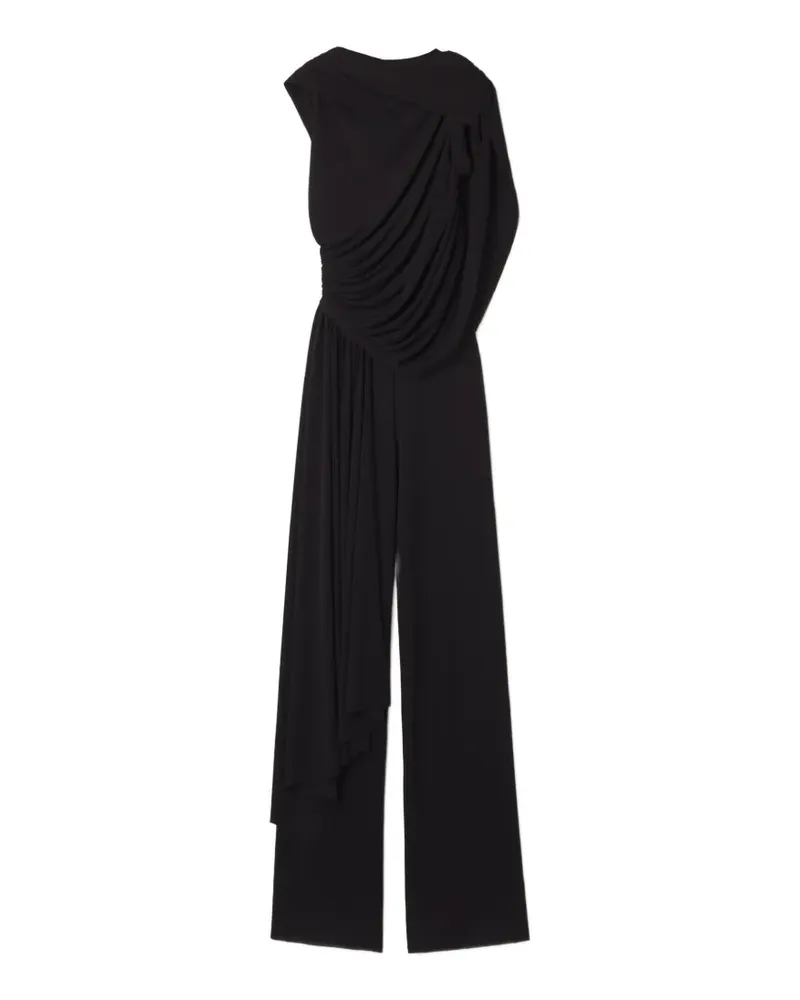 Lanvin Asymmetrischer Jumpsuit - Schwarz Schwarz