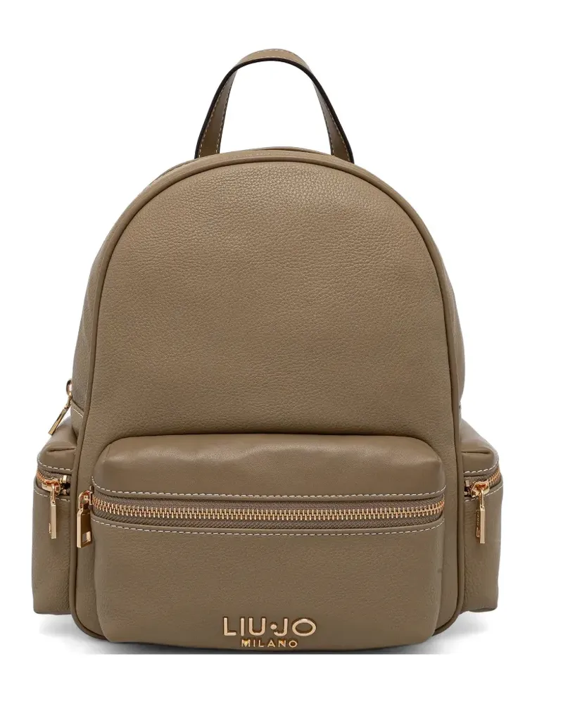 Liu Jo Rucksack mit Reißverschluss - Nude Nude