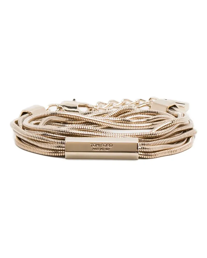 Tom Ford multi-strand bar bracelet - Gold Gold