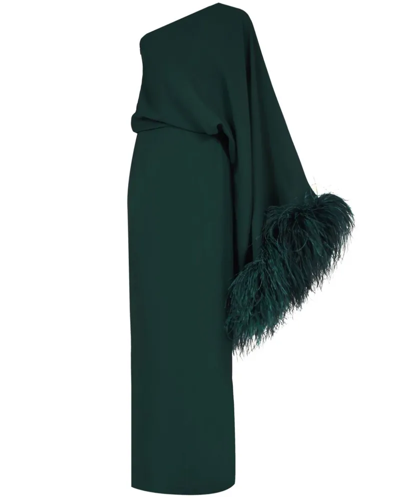 Taller Marmo Feathered Eternity Maxikleid - Grün Grün