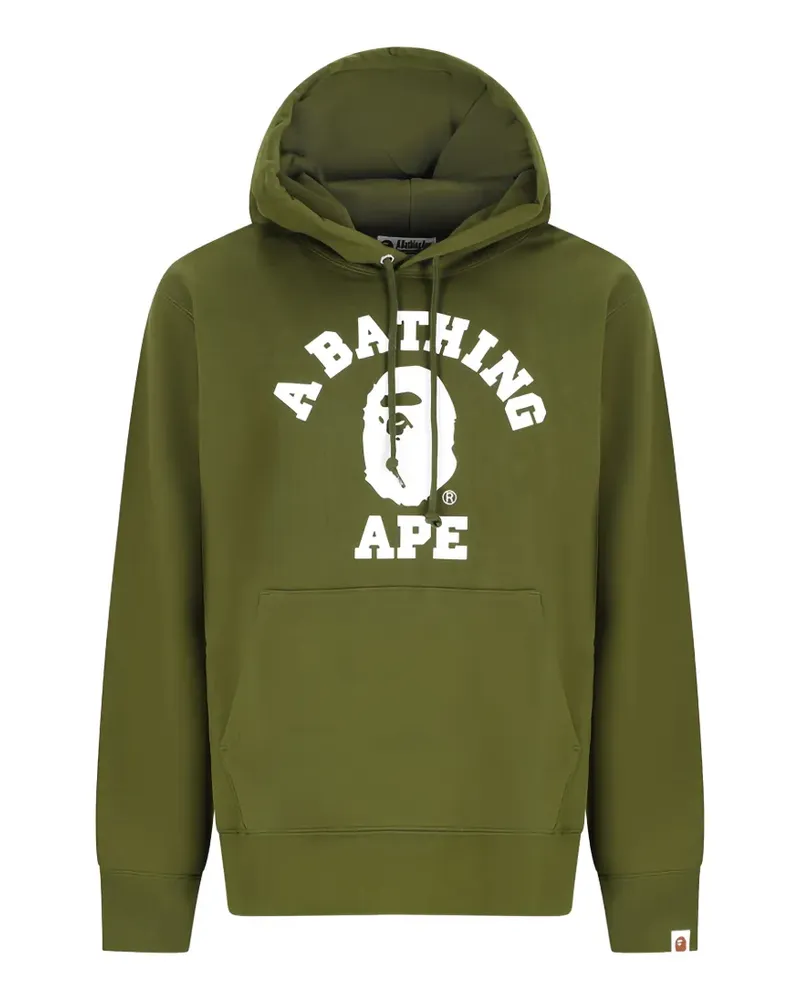 BAPE College Ape Head hoodie - Grün Grün