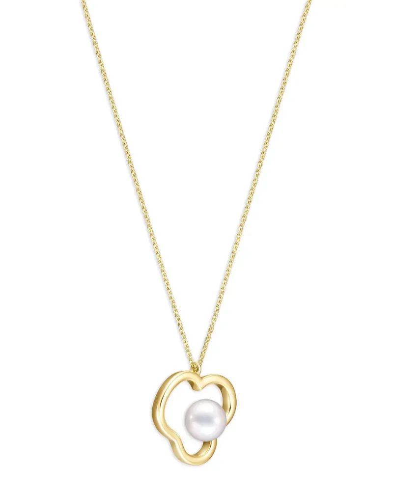 TASAKI 18kt Chants Weißgoldhalskette mit Akoya-Perle Gold
