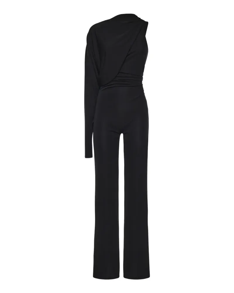 ANDAMANE draped jumpsuit - Schwarz Schwarz