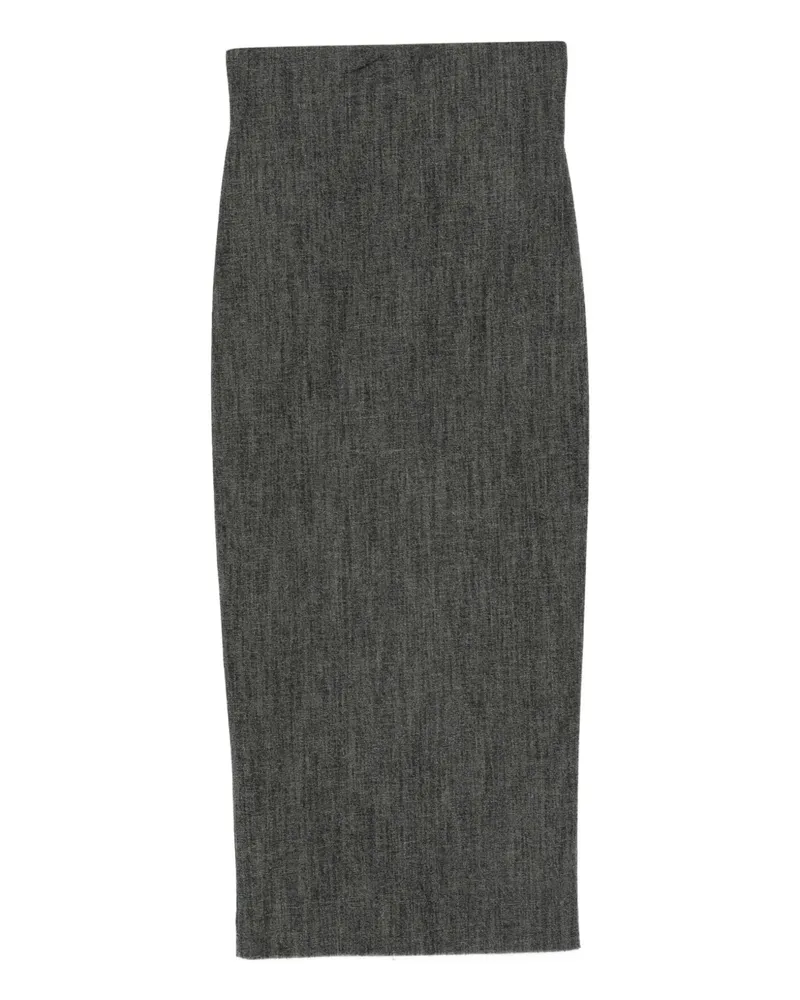 Alberta Ferretti Klassischer Bleistiftrock - Schwarz Schwarz