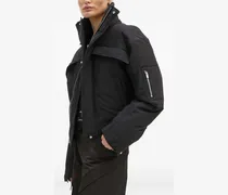 Kapuzenjacke mit Reißverschluss - Schwarz