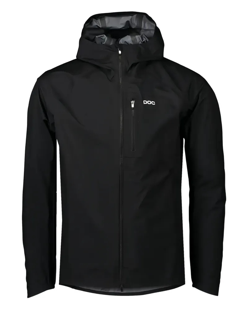 POC Kapuzenjacke mit Logo - Schwarz Schwarz