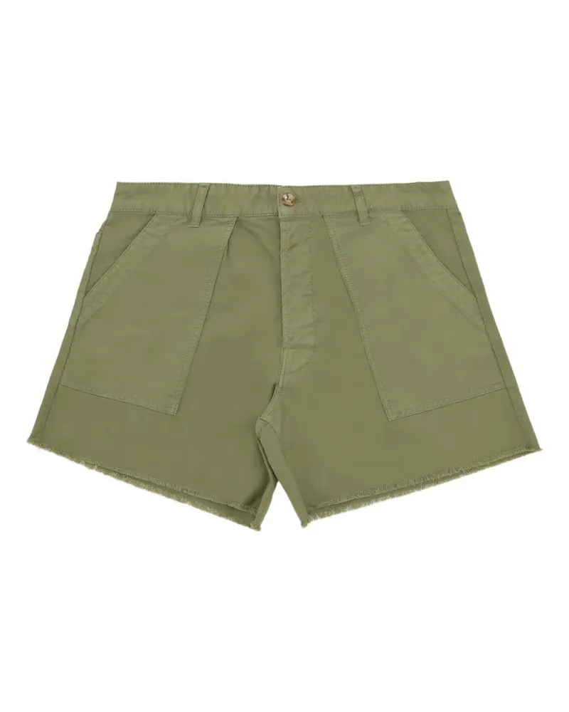 Fortela Colonel raw-edge shorts - Grün Grün