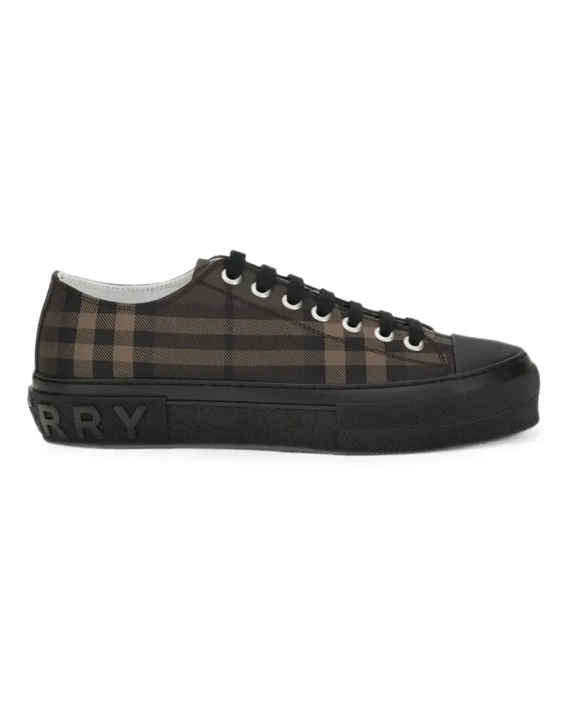 Burberry Jack check-pattern sneakers - Schwarz Schwarz