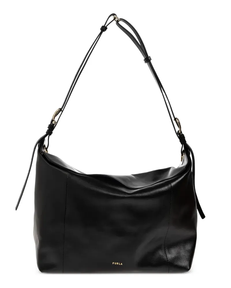 Furla large Ginevra shoulder bag - Schwarz Schwarz