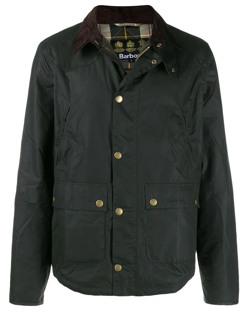 Barbour Gewachste 'Reelin' Jacke - Grün Grün