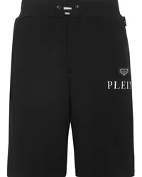 Philipp Plein Shorts mit Logo-Print Schwarz