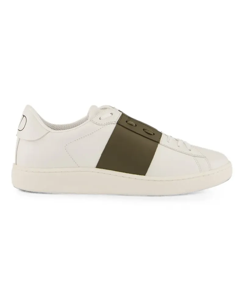 Valentino Garavani VLogo Signature panelled leather sneakers - Weiß Weiß