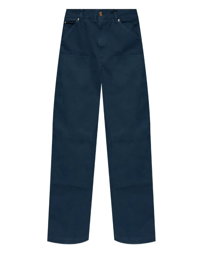 Versace panelled trousers - Blau Blau