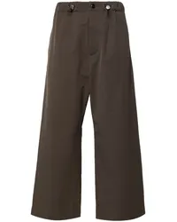 Nanushka Straight-Leg-Hose mit Kordelzug Braun