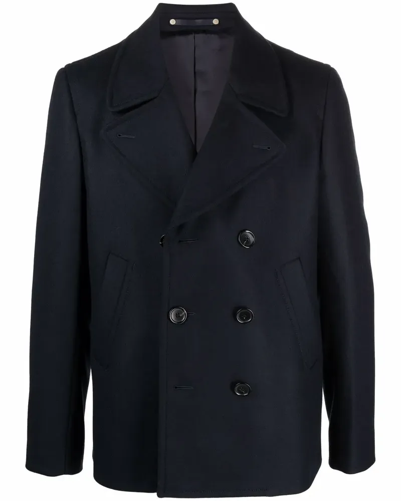 Paul Smith Doppelreihiger Mantel - Blau Blau