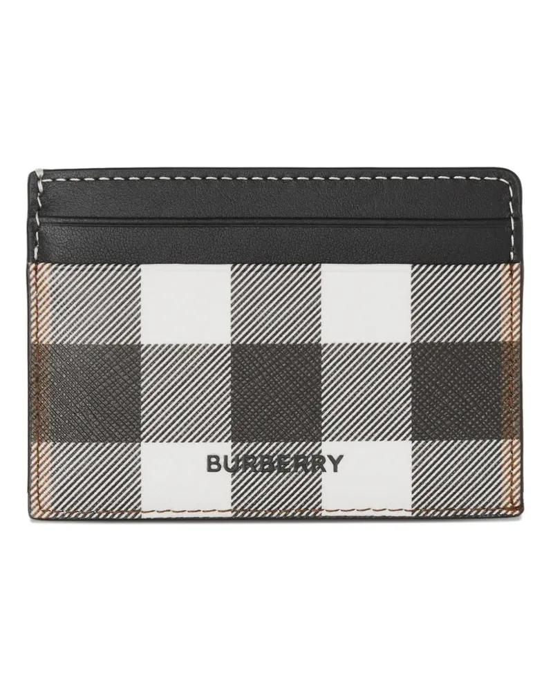 Burberry Check card case - Schwarz Schwarz