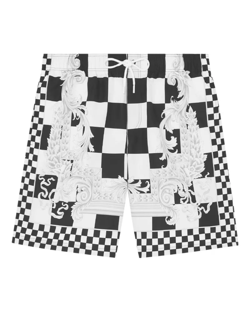 Versace Badeshorts mit Barocco-Print - Schwarz Schwarz