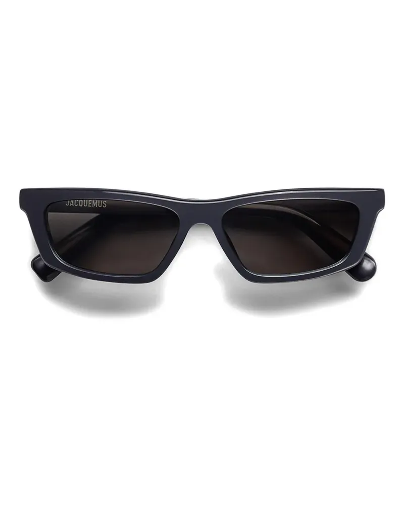 Jacquemus Trapezi Sonnenbrille mit eckigem Gestell - Silber Silber