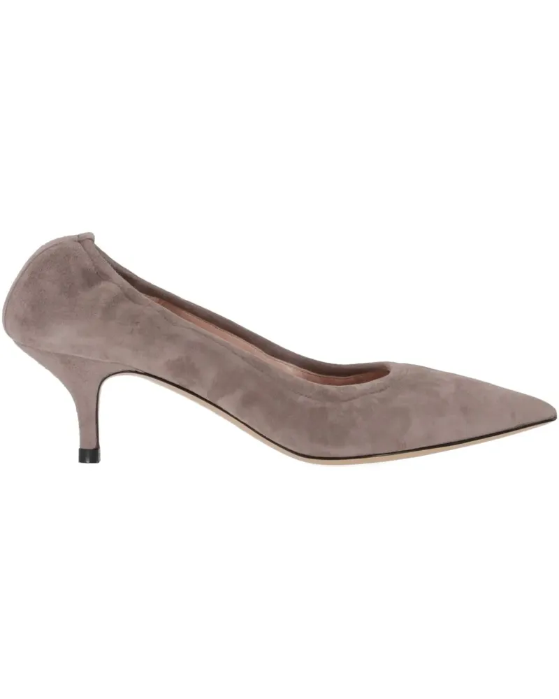 P.A.R.O.S.H. suede point-toe pumps - Grau Grau
