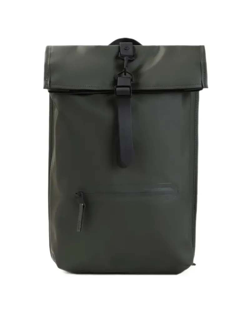 RAINS roll-top buckle backpack - Grün Grün