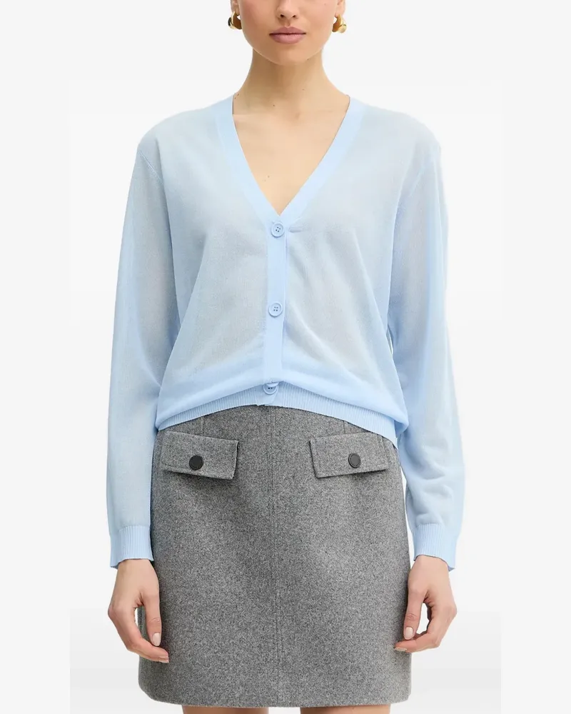 Silvian Heach Geknöpfte Cardigan mit V-Ausschnitt - Blau Blau
