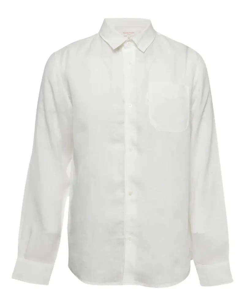 Derek Rose Geknöpftes Hemd - Weiß Weiß