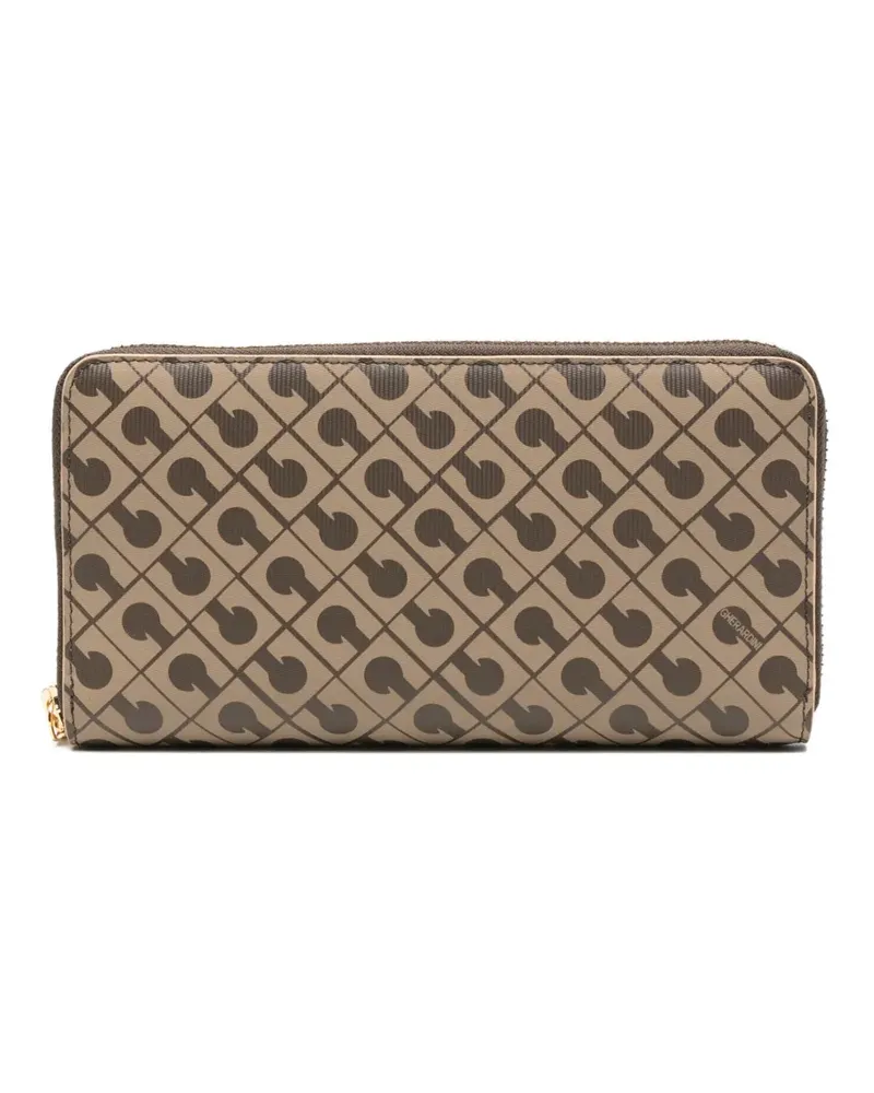 Gherardini patterned wallet - Nude Nude