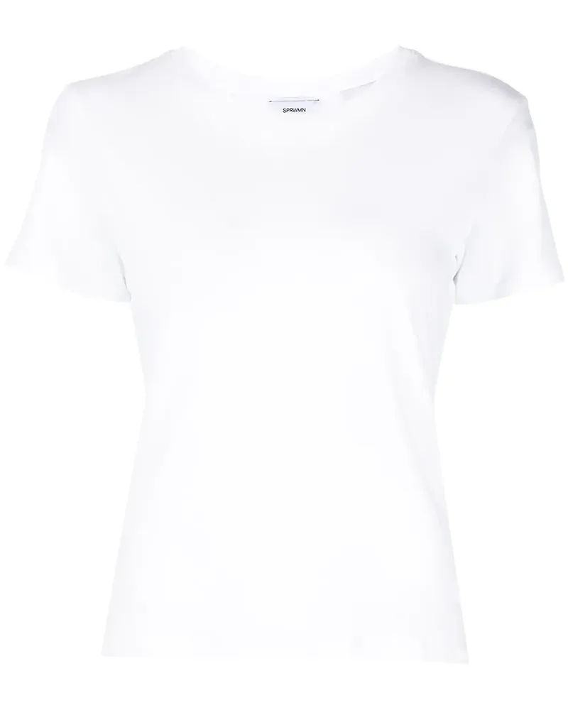 SPRWMN Klassisches T-Shirt - Weiß Weiß