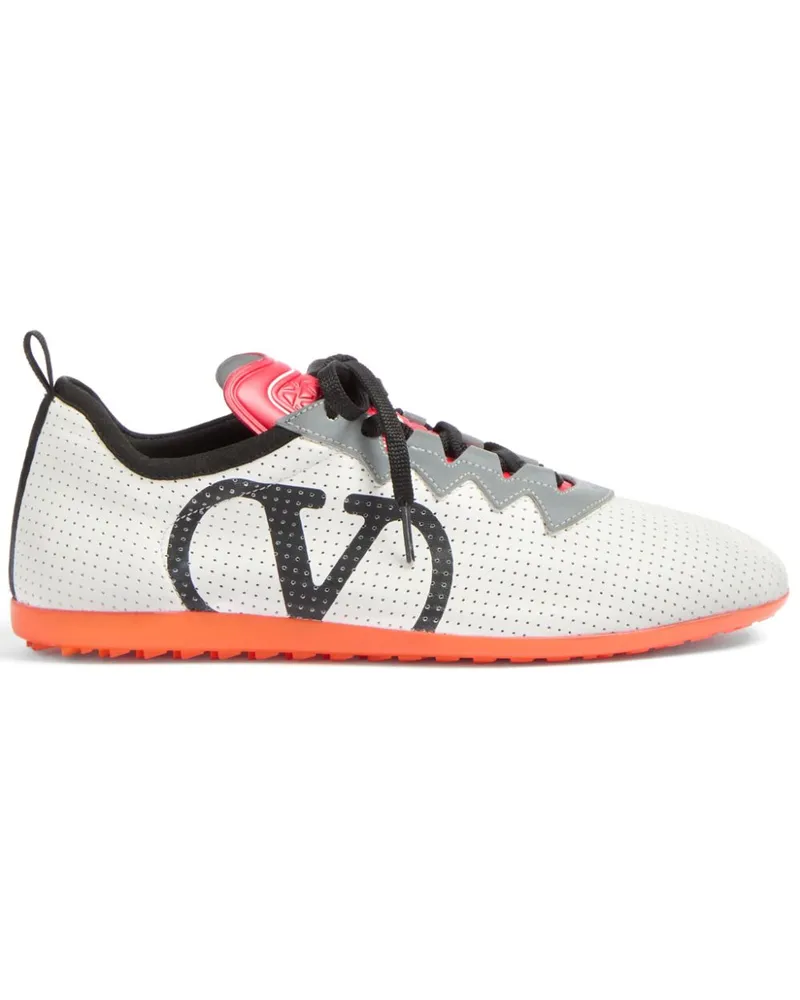 Valentino Garavani Perforierte Chromathon Sneakers - Weiß Weiß