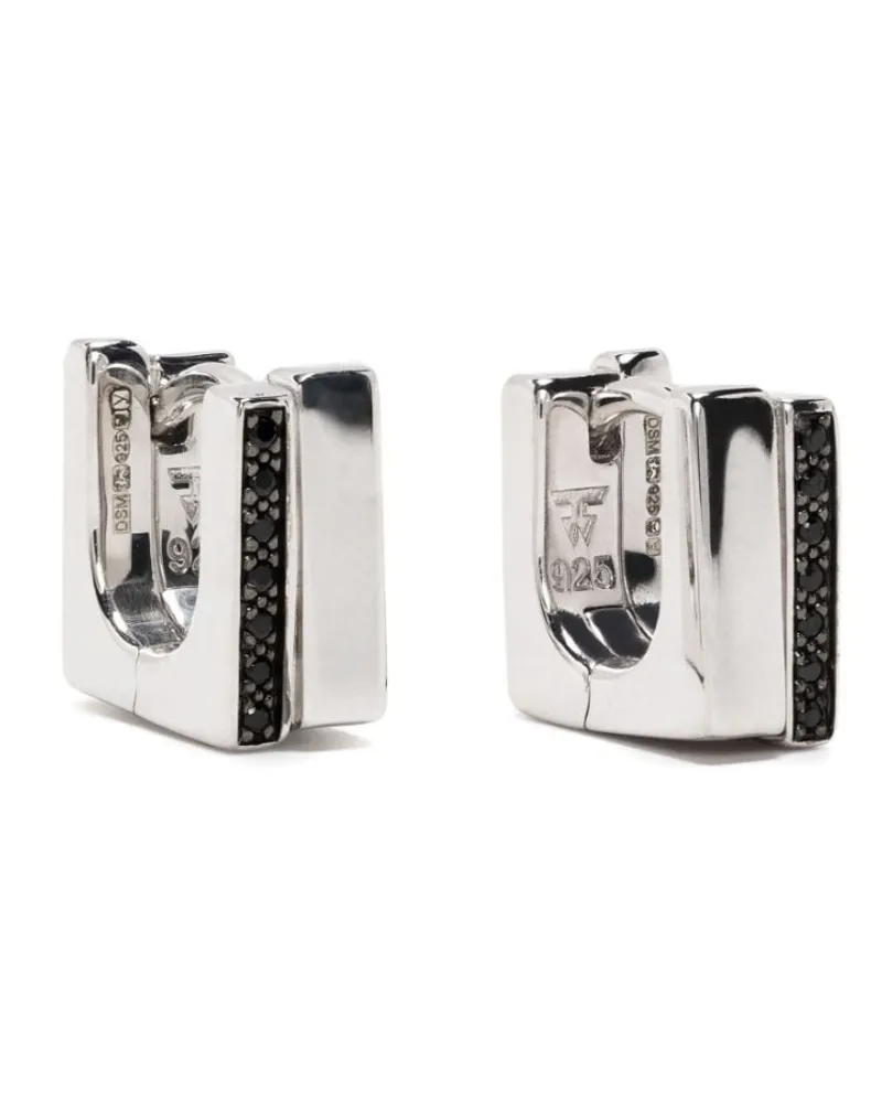 Tom Wood Step Creolen mit Spinell - Silber Silber