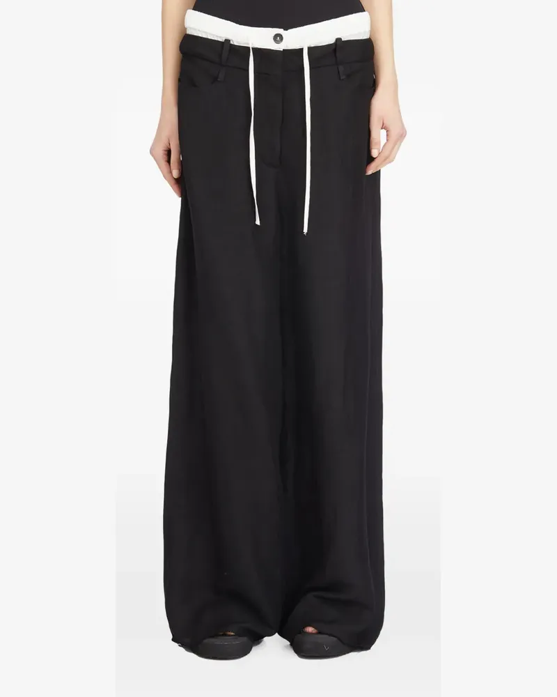 Masnada Sagger Baggy trousers - Schwarz Schwarz