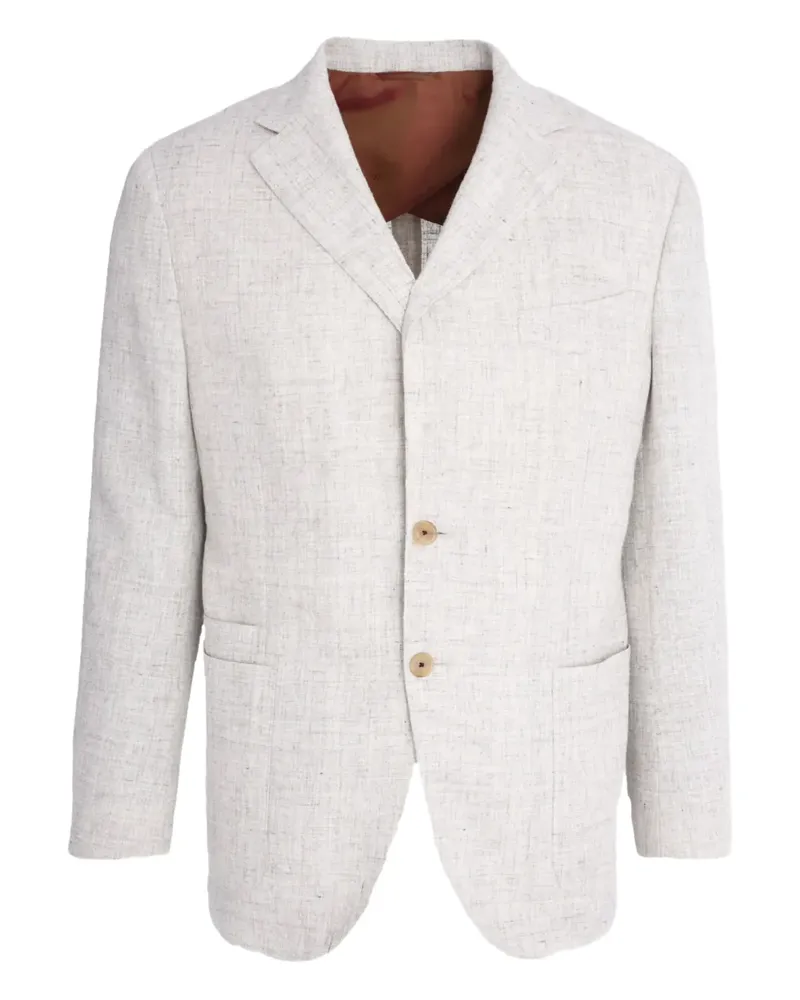 Luciano Barbera Jacke mit drei Knöpfen - Nude Nude
