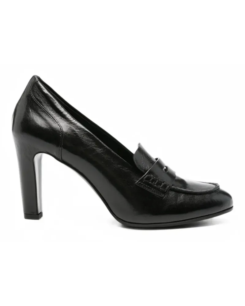 Roberto del Carlo Piper penny-slot leather pumps - Schwarz Schwarz