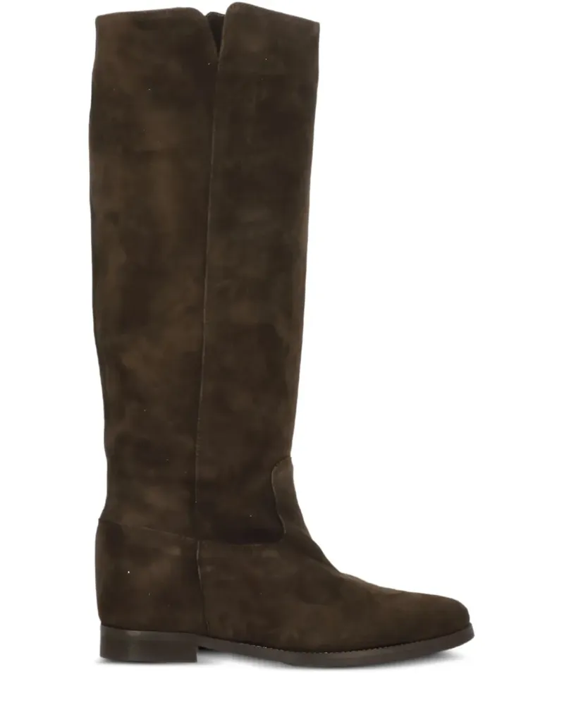 Julie Dee Stiefel mit runder Kappe - Braun Braun