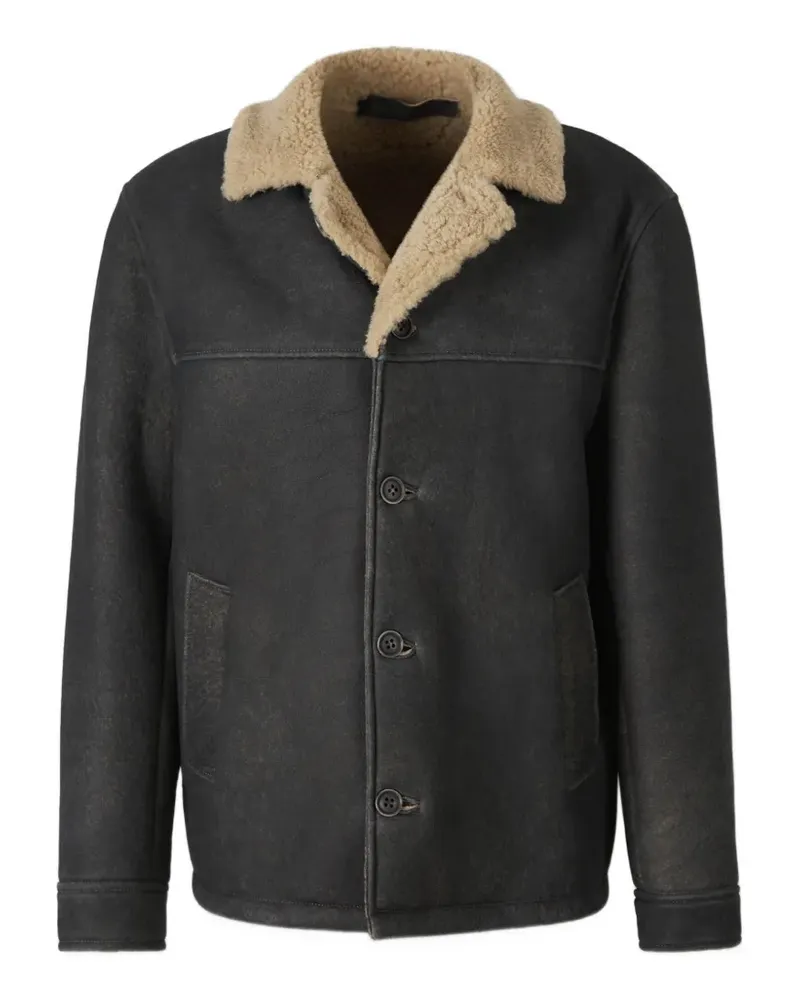 Salvatore Santoro Jacke aus Wildleder - Grau Grau