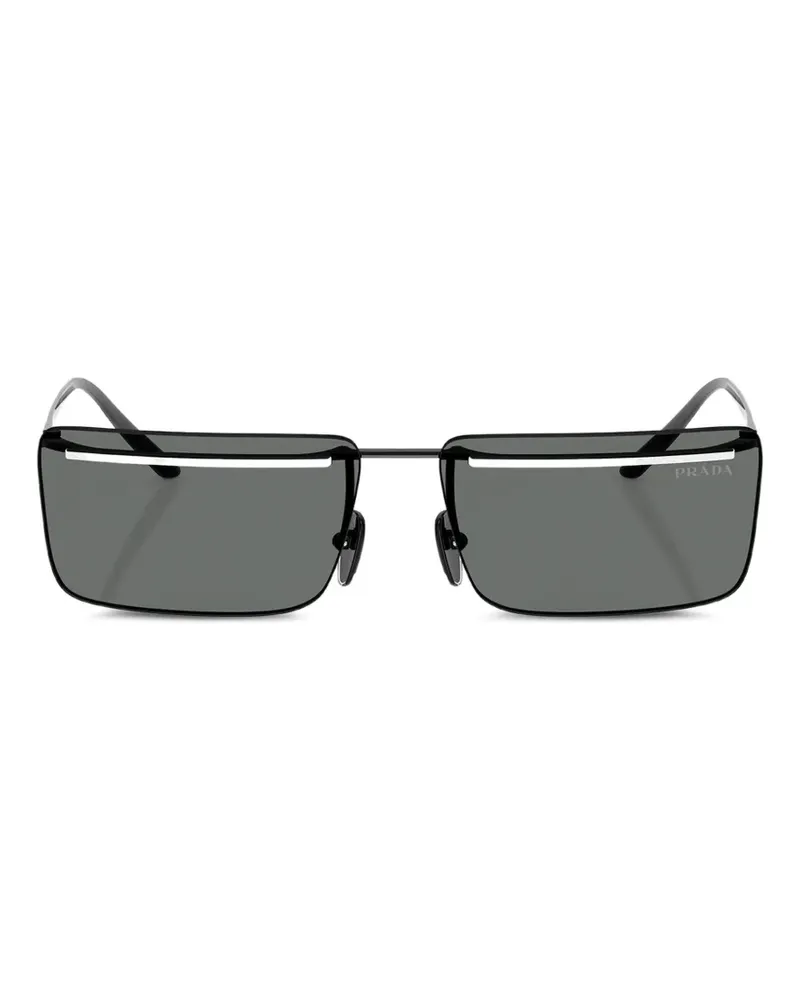 Prada rectangle-frame sunglasses - Schwarz Schwarz