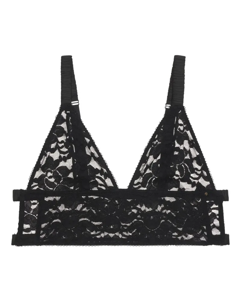 Anine Bing Bralet mit Spitze - Schwarz Schwarz