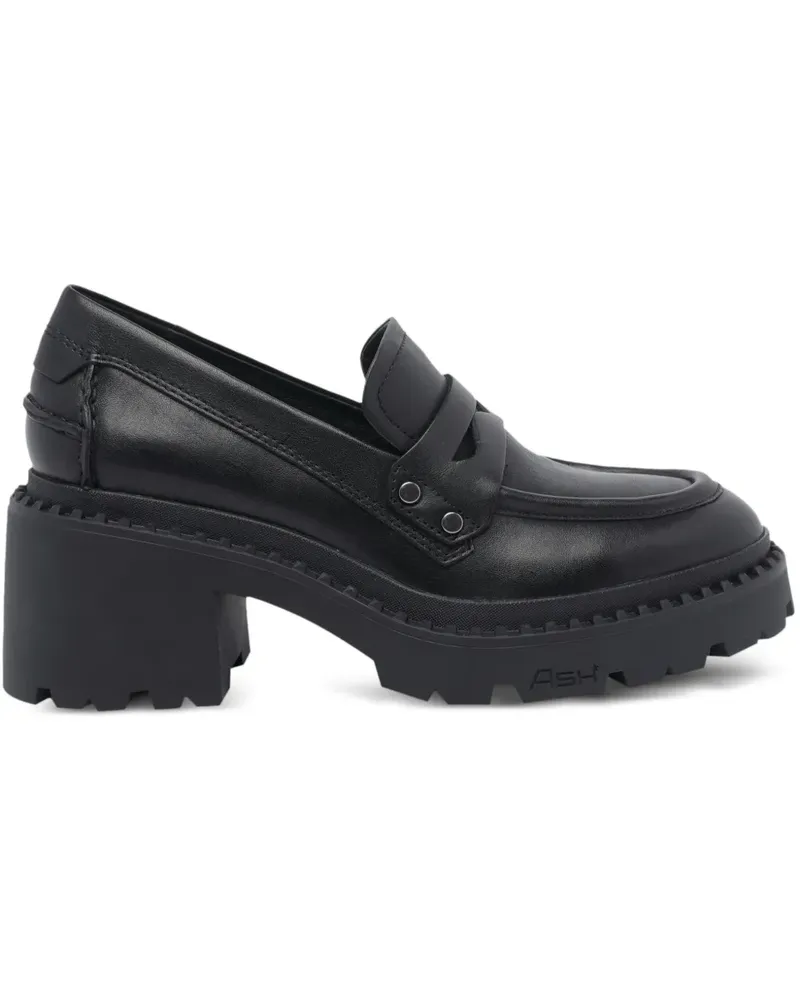 ash Nikla Loafer 65mm - Schwarz Schwarz