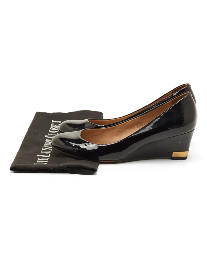 Tory Burch round-toe wedge pumps - Schwarz Schwarz