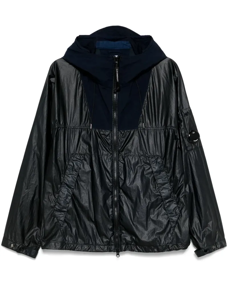 C.P. Company Kapuzenjacke mit Linsen-Detail - Blau Blau