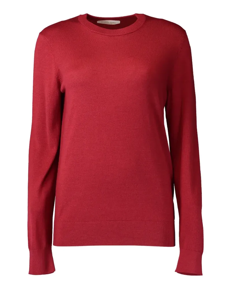 Michael Kors crew-neck long-sleeve jumper - Rot Rot