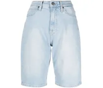 Jeans-Shorts mit Logo-Patch - 1A4 DENIM MEDIUM