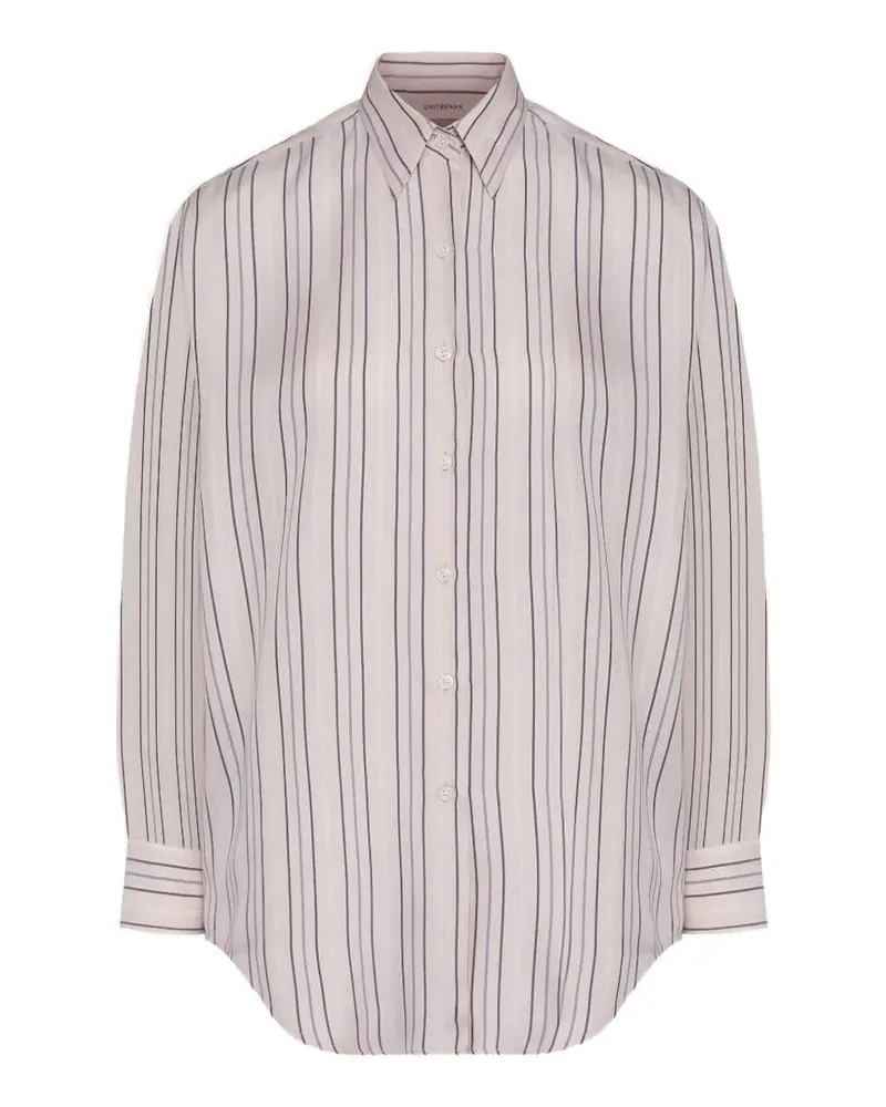 Umit Benan Marghe vertical-stripe shirt - Rosa Rosa
