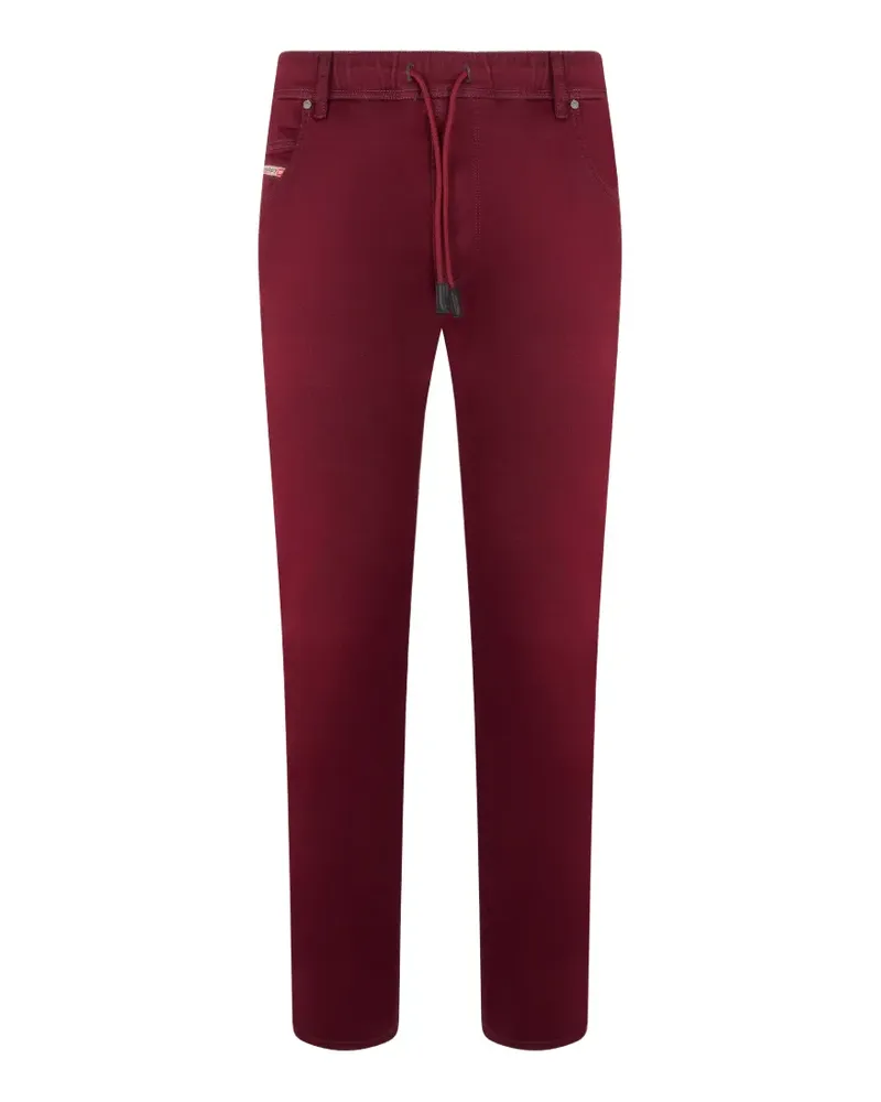 Diesel drawstring-waist straight-leg jeans - Rot Rot