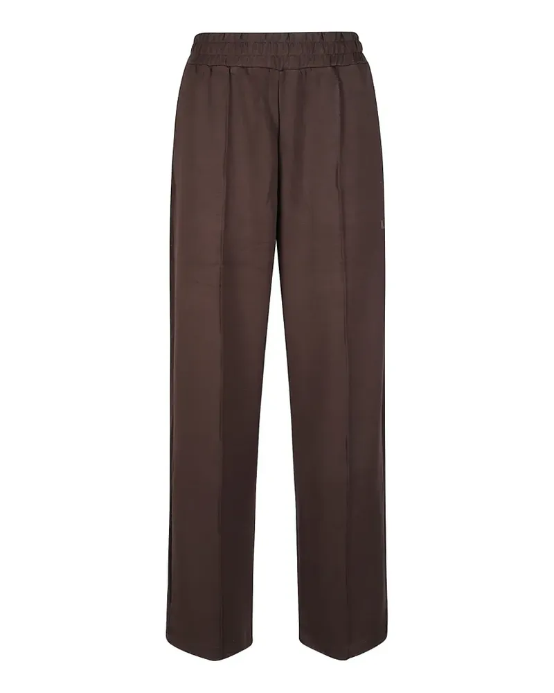 HINNOMINATE elasticated pintuck trousers - Braun Braun