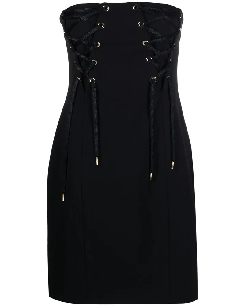 Pinko Trägerloses Midikleid - Schwarz Schwarz