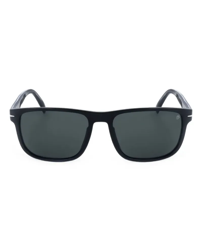EYEWEAR by DAVID BECKHAM Sonnenbrille mit eckigem Gestell - Schwarz Schwarz