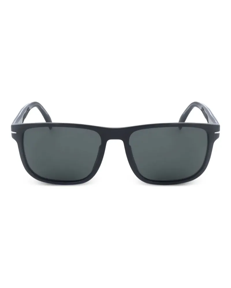 EYEWEAR by DAVID BECKHAM Sonnenbrille mit eckigem Gestell - Schwarz Schwarz