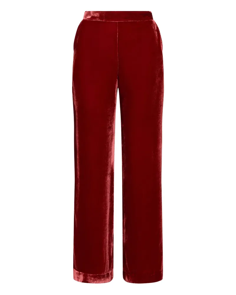 Maliparmi Chenille-Hose mit Eingrifftaschen - Rot Rot