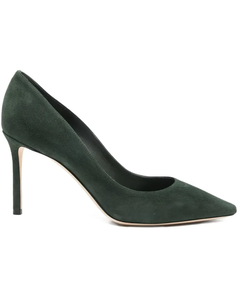 Jimmy Choo Romy Wildleder-Pumps 85mm - Grün Grün
